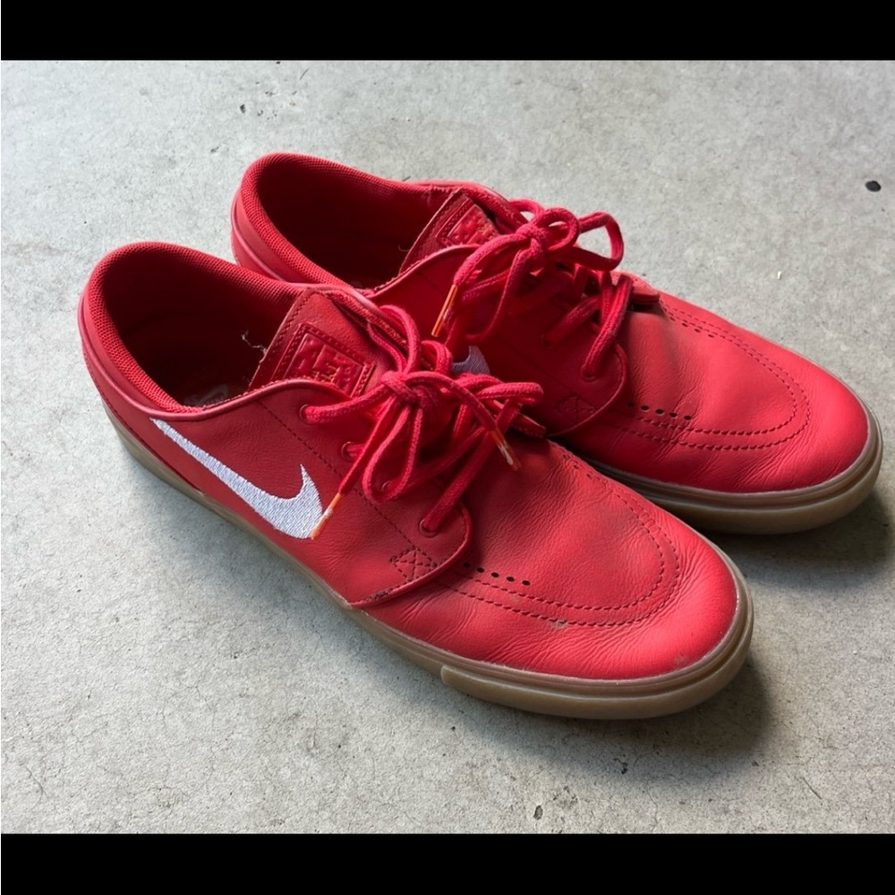 Nike SB Skate Shoes Zoom Janoski University Red White Mens 9.5